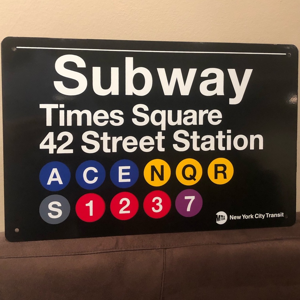 NYC Times Square Subway Sign Officially Licensed